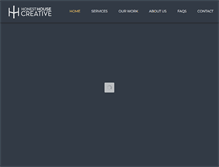 Tablet Screenshot of honesthousecreative.com